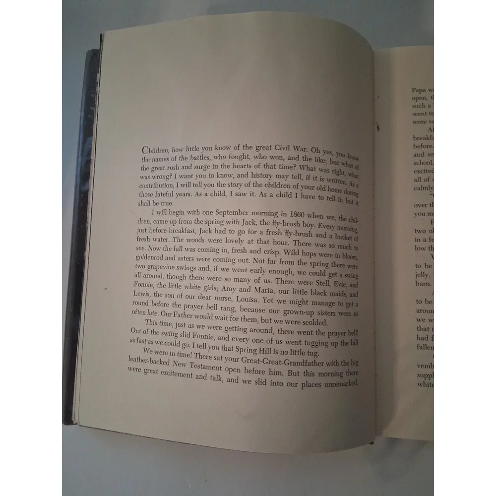The Children of Bladensfield Evelyn D. Ward 1978 Post Civil War autobiograhy